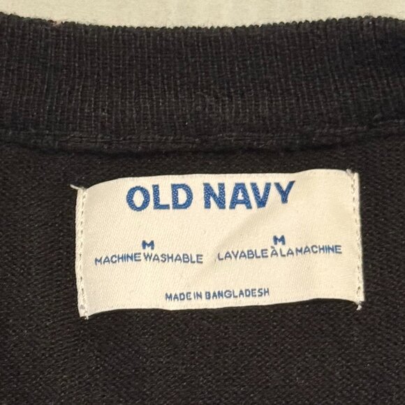 Black V-Neck Sweater -Men’s Medium - Picture 2 of 2